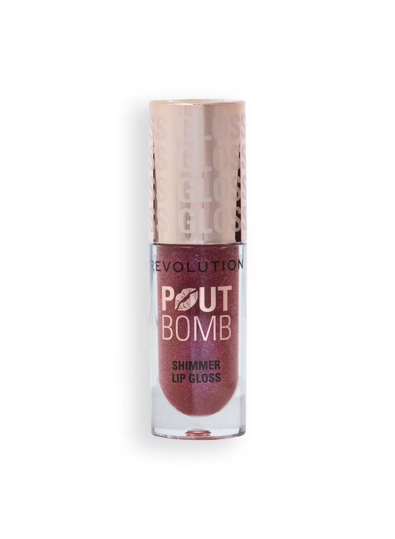 REVOLUTION Pout Bomb Shimmer Gloss Berry - Image 1